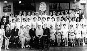 The first graduation of the pioneer leaders faculty, 1973. The best school's group