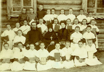 Фото учеников церковно-приходской школы