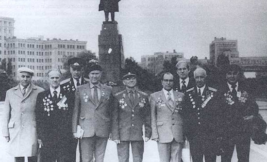 Встреча ветеранов 71-й Гвардейской ордена              Ленина Краснознаменной Витебской стрелковой дивизии. 1971г.